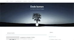 Desktop Screenshot of dodebomen.nl